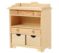 SOIMISS 12 pour Maison de Poupée, Meuble Miniature Décoratif, Décor de Mini-Maison, Modèle D’Armoire Réaliste pour Collection et Décoration Intérieure