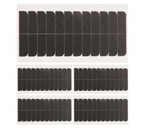 SOIMISS 120 Pièces Noir Ruban Adhésif Double Face, pour Postiche | Languettes de Rechange Ultra Fines, Pet Non Tissé, Fixation Invisible, pour Bases de Postiches et Racines