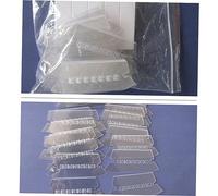 SOIMISS 120 pièces Onglets de Dossier Suspendu Plastique Transparent Étiquettes pour Identification Rapide Bureau École et Organisation Documentaire