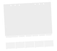 SOIMISS 14 pièces Intercalaires de Classeur Lot de PVC Transparent pour Utilisation Quotidienne Parfaits pour Indexer et Organiser Vos Notes et Documents