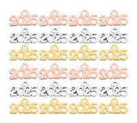 SOIMISS 150 Pièces Breloques pour Bijoux DIY Pendentifs Alliage pour Porte-clés Accessoires Commémoratifs Année Lot de Charms pour Création Bijoux