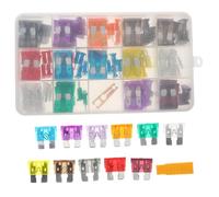 SOIMISS 150 Pièces Kit de Fusibles Automobiles Boîte de Fusibles Organisée Camions et Rv Outils pour Entretien et Remplacement Rapide