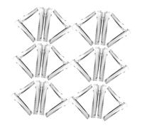 SOIMISS 150 Pièces Pince à Cheveux Bec de Canard Acier Inoxydable Barrette Métallique pour Nœuds Pinces à Cheveux pour Séparation de Mèches Fournitures de Coiffure DIY