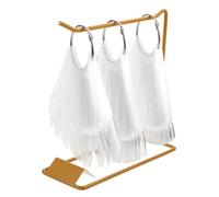 SOIMISS 150 Pièces Présentoir à Ongles en Acrylique avec Support Fer, | Bâtonnets D’échantillons Transparents, Anneau Métal, Formes Variées, Repérage Rapide, pour Salon et Débutants