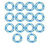 SOIMISS 18 Pcs Supports de Fixation pour Tête de Rasoir S5000, Anneaux de Verrouillage Bleus, Pièces de Rechange Solide Compatibles Rasoir Électrique Homme pour Entretien Précis et