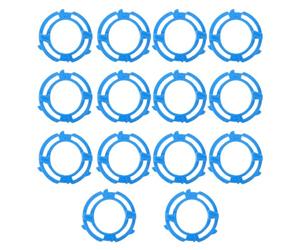 SOIMISS 18 Pcs Supports de Fixation pour Tête de Rasoir S5000, Anneaux de Verrouillage Bleus, Pièces de Rechange Solide Compatibles Rasoir Électrique Homme pour Entretien Précis et