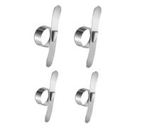 SOIMISS 1Ensemble Éplucheur Acier Inoxydable pour Set de Grands Petits Éplucheurs Oranges Anneau de Suspension Ustensile de Cuisine Ergonomique