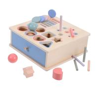 SOIMISS 1ensemble Puzzle Éducatif Montessori Bois pour Garçon Fille Jou De Couleurs Formes Activité De Développement pour Bébés Ans Boîte De Motricité Fine Et Construction