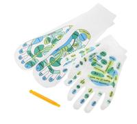 SOIMISS 1Ensembles Réflexologie avec Outils de Massage Améliorent Circulation Respirant pour Hommes Femmes Soutien Méridiens