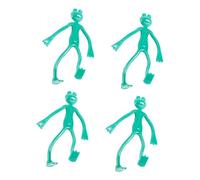 SOIMISS 2 Ensembles Attaches Jardin Flexibles Plastique pour Plantes et Fleurs Liens de Support Réutilisables Forme de Grenouille Fil de Liaison et Souple pour Culture et Bonsaï Vert