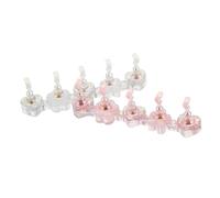 SOIMISS 2 Ensembles Nail Tip Holder Transparent Resin Magnetic Nail Stand Heart Strip Shapes Portable For Home And Salon