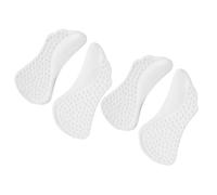 SOIMISS 2 Paires Demi-coussins pour Voûte Plantaire en Silicone Transparent, Semelles Intérieures Antidérapantes Massage Granulaire, Soutien Plantaire Confortable pour Sandales