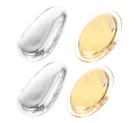 SOIMISS 2 paires Plaquettes Nez Silicone Métallique Confortables Antidérapantes et Durables Coussinets de Remplacement pour Lunettes Adaptées à Lunettes à Monture et Solaires Ensemble
