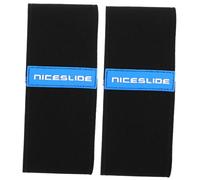 SOIMISS 2 Paires Protections Élastiques pour Chaussures de Roller et Patins à Glace Double Résistante Usure pour Adolescents