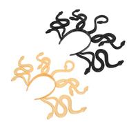 SOIMISS 2 pièces Bandeau Serpent Halloween Accessoires Cheveux Légendaires et Réaliste pour Costume Cosplay Femme Couronne Serpent Noir et Doré