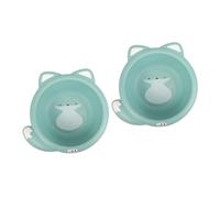 SOIMISS 2 Pièces Bassin de Lavage pour Garçon Fille Cartoon Lavabo Portable Polyvalent pour Visage les Mains les Design Facile à Transporter Minthé