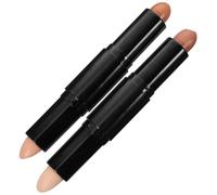 SOIMISS 2 pièces Bâton Correcteur Maquillage Double Tête Stick Contour Visage Sculptant et Illuminateur Facile à Utiliser pour Teint Lumineux et Effet Adapté Débutants et Professionnels