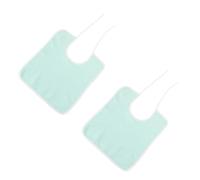SOIMISS 2 pièces Bavoir Adulte Coton Absorbant Tablier Réutilisable pour Personnes Âgées Protection Repas Éclaboussures pour Convalescents et Malades