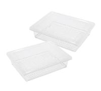 SOIMISS 2 Pièces Boîte de Conservation des Aliments Transparente