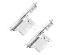 SOIMISS 2 pièces Boulon de Porte Coulissant Acier Inoxydable Serrure Anti-effraction Robuste et Silencieuse Loquet Sécurisé pour Portes Intérieures Salle de Bain et Appartement