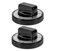 SOIMISS 2 pièces Boutons Cuisinière Bakélite Résistants Chaleur Lot de Boutons Rouges Antidérapants pour Commandes de Plaques Gaz et Fours Électriques Professionnels