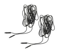SOIMISS 2 Pièces Câble D'extension pour Caméra de Recul 5m 4 Broches en PVC Noir, Câble D'extension pour Caméra de Rétroviseur, pour Équipement Audio-vidéo en Voiture et Connexions