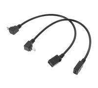 SOIMISS 2 pièces Câble Micro USB Angle Droit Connecteurs Supérieur et Inférieur Charge Rapide et Transfert Données Compatible USB Cuivre sans Oxygène Espaces Restreints