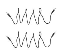 SOIMISS 2 Pièces Câble pour Ponceuse à Ongles Électrique Cordon de Poignée de Machine à Limer les Ongles Dc 1m Noir Salon et Maison
