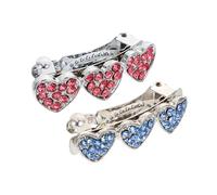 SOIMISS 2 pièces Clips Cheveux Chiens Cœurs Accessoires Chiot Élégants pour Petits Animaux