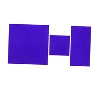 SOIMISS 2 Pièces Cobalt Glass Plates for Chemistry Experiments Reusable Flame Color Reaction Sheets Student Friendly Laboratory Tool for School Science Labs