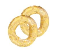 SOIMISS 2 pièces Coussin Coton pour Bol Chantant Tibétain Support Rond Protecteur Accessoire Méditation Zen Compatible avec Bols Sonores Facile à Nettoyer
