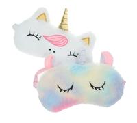 SOIMISS 2 pièces de Nuit Licorne de Sommeil Doux et des Yeux Design Mignon pour Sommeil Paisible