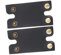 SOIMISS 2 pièces Étui de Protection pour Tête de Rasoir Cuir Souple Lot de Protège-lames Manuelles Noir Accessoire Pratique pour Rasoir Sec et Humide