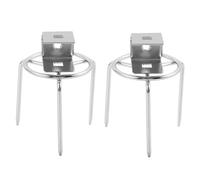 SOIMISS 2 Pièces Fourches Acier Inoxydable pour Rôtisserie Fourchettes Barbecue Durables pour Poulet Accessoires Cuisine Pratiques pour Grillades