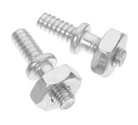 SOIMISS 2 pièces Kit Goujons et écrous durables pour Guide-chaîne de tronçonneuse Fixation sécurisée et Remplacement Facile 170-251 Goujon + écrou 2 pièces