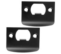 SOIMISS 2 pièces Lot de Plaques de Gâche Acier Inoxydable pour Renfort Porte D Entrée Protection Pêne Dormant Installation Facile