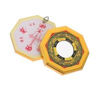 SOIMISS 2 Pièces Miroir Bagua Feng Shui Traditionnel Protection et Succès pour Maison et Entreprise Décoration Équilibrante