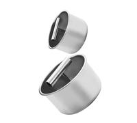 SOIMISS 2 Pièces Moule à Inox et Presse Manuelle pour Viande Poisson et Crevettes Ustensile Cuisine Maison pour Repas Quotidiens et