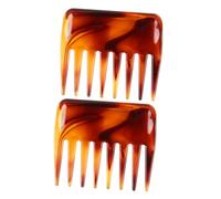 SOIMISS 2 pièces Peignes à Dents Larges Rétro Peignes Coiffants Polyvalents pour Démêler Masser le Cuir Chevelu et Styliser Confortables et Durables Adaptés à Plusieurs Types de Cheveux