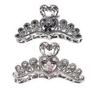 SOIMISS 2 Pièces Pince à Cheveux Rétro Alliage avec Strass Large et Résistante Maintien Sécurisé pour Chignons Volumineux Accessoire Vintage pour Femmes et Filles Style Élégant pour Fêtes
