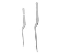 SOIMISS 2 pièces Pincettes de Cuisine Acier Inoxydable Pince à Épiler Précise pour Retirer Arêtes de Poisson Ustensiles de Cuisine Multifonctions pour Dressage Assiette Occasions