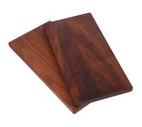 SOIMISS 2 Pièces Planche en Bois Massif de Noyer Naturel 1cm D'épaisseur pour Table et Rebord de Fenêtre, Matériau Artisanal Facile à Poncer, Design Polyvalent pour Projets DIY
