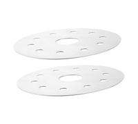 SOIMISS 2 pièces Plaque Induction Adaptateur Acier Inoxydable Disque Diffuseur Chaleur pour Casseroles et Tajines Conductivité Thermique Élevée et Antirayures Lot