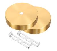 SOIMISS 2 pièces Plaque Plafond Laiton pour Lustre Suspendu Support de Montage Polyvalent et Rosace Moderne pour Salon et Chambre Accessoire DIY pour Éclairage Décoratif