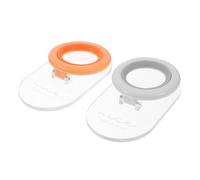 SOIMISS 2 pièces Poignée Siège Toilette Multifonction Lève-couvercle Wc Ergonomique Accessoire Hygiénique Portable pour Maison et Lieux Publics