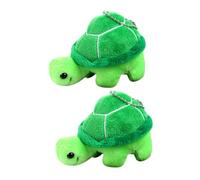 SOIMISS 2 pièces Porte Clés Peluche Tortue Mignon Pendentif Mini Tortue Peluche Verte pour Sac à Dos et Sac à Main Décoration Suspendue Polyvalente Cadeau Anniversaire et Fête