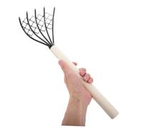 SOIMISS 2 pièces Râteau de Plage à Dents Griffe pour Coquillages Manche Ergonomique Outil Manuel Polyvalent pour Creuser Palourdes et Coquillages