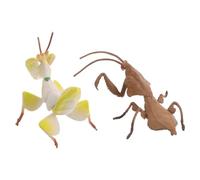 SOIMISS 2 Pièces Religieuse Figurine Réaliste Modèle Animal Miniature pour Décoration Jardin Éducative Ornement Micro Paysage pour Apprentissage Scientifique et Exploration Naturelle