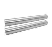 SOIMISS 2 Pièces Support de Brochettes en Acier Inoxydable Argenté Protection la Poussière et Organisation pour Barbecue, Camping et Pique-niques en Plein Air