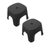 SOIMISS 2 pièces Tabouret Plastique Antidérapant pour Marchepied Polyvalent pour Salle de Bain WC et Chambre Escabeau Léger et Facile à Nettoyer